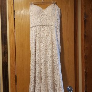 Casablanca lace wedding dress